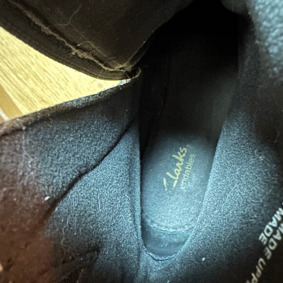 Clarks | Size 7 Riddle Avant Womens Black Leather Boot Leather Boots - Picture 4 of 8